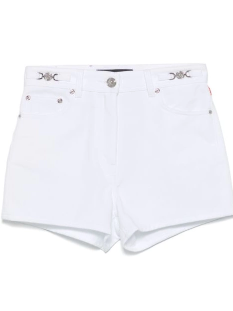 Affordable Versace shorts Women Barocco Sea-print denim 0702